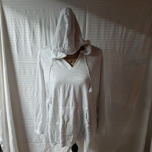 J.Jill light weight hoodie shirt M